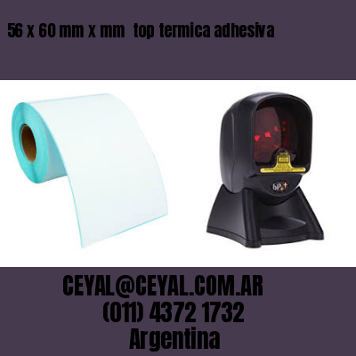 56 x 60 mm x mm  top termica adhesiva