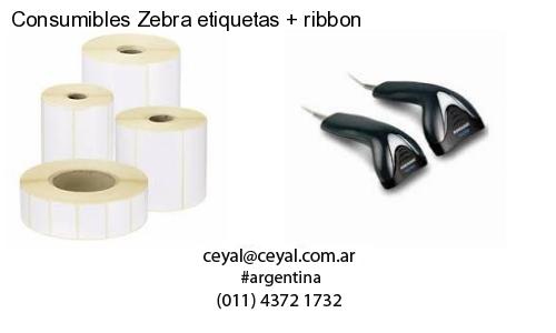 Consumibles Zebra etiquetas   ribbon