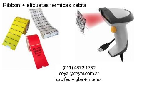 Ribbon   etiquetas termicas zebra