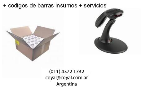   codigos de barras insumos   servicios