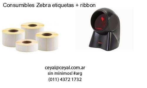 Consumibles Zebra etiquetas   ribbon