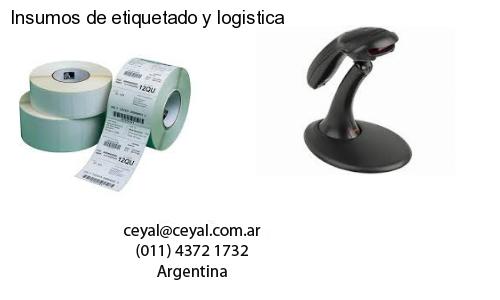 Insumos de etiquetado y logistica