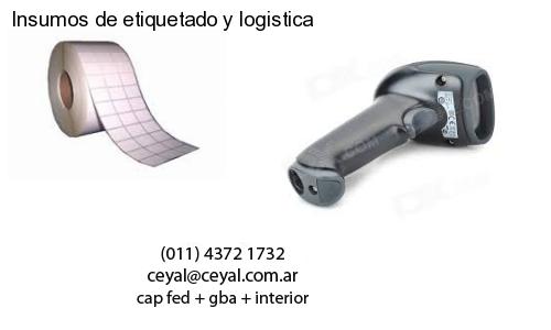 Insumos de etiquetado y logistica