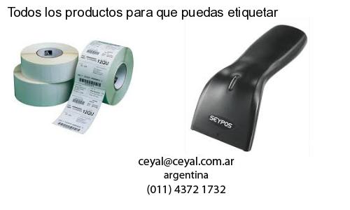 Todos los productos para que puedas etiquetar