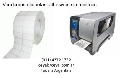 Vendemos etiquetas adhesivas sin minimos