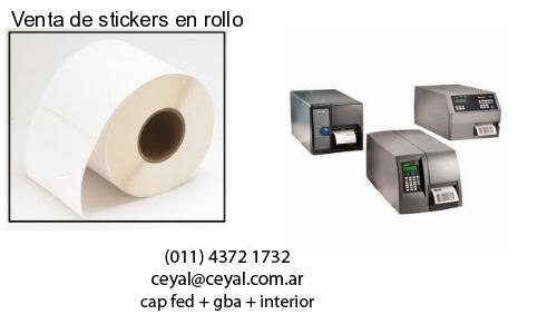 Venta de stickers en rollo