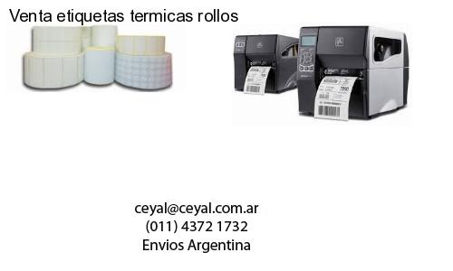 Venta etiquetas termicas rollos