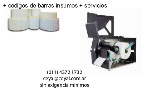   codigos de barras insumos   servicios