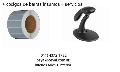   codigos de barras insumos   servicios