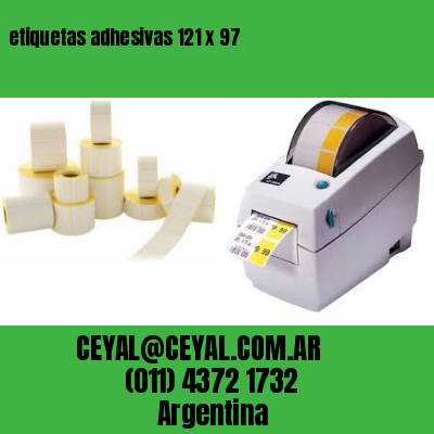 etiquetas adhesivas 121 x 97