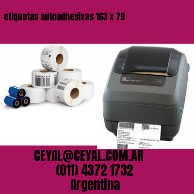 etiquetas autoadhesivas 163 x 79