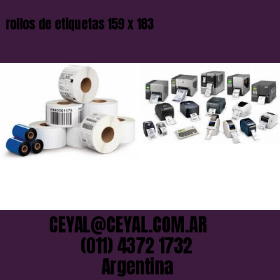 rollos de etiquetas 159 x 183