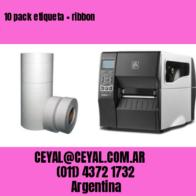 10 pack etiqueta   ribbon