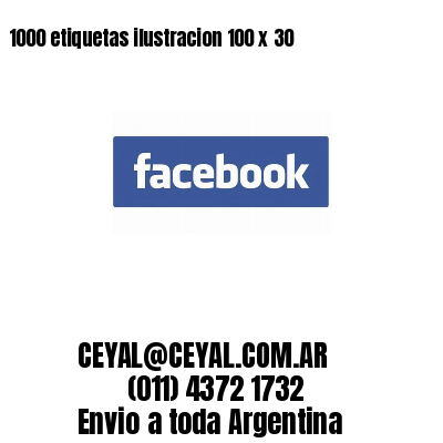 1000 etiquetas ilustracion 100 x 30