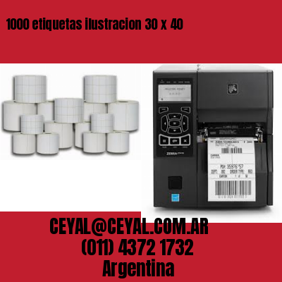 1000 etiquetas ilustracion 30 x 40