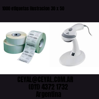 1000 etiquetas ilustracion 30 x 50