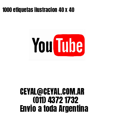 1000 etiquetas ilustracion 40 x 40