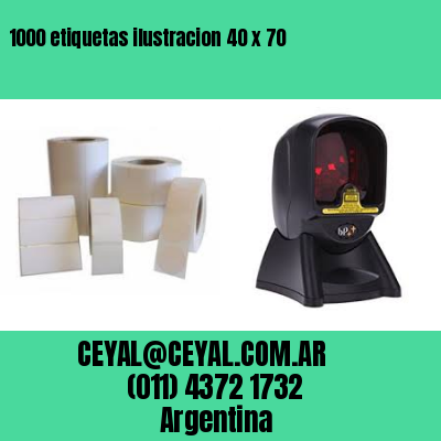 1000 etiquetas ilustracion 40 x 70