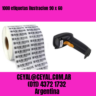 1000 etiquetas ilustracion 90 x 60