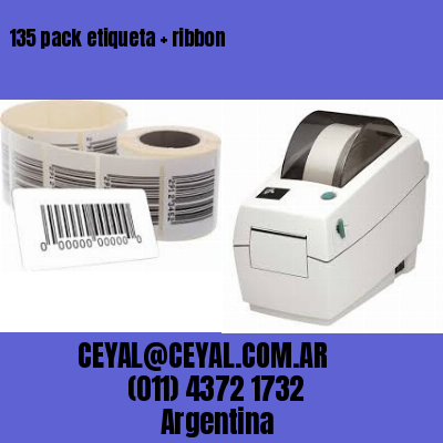 135 pack etiqueta   ribbon