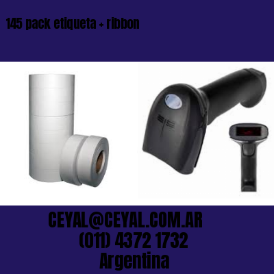 145 pack etiqueta   ribbon