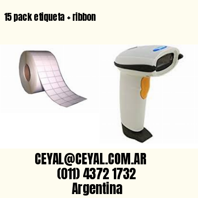 15 pack etiqueta   ribbon
