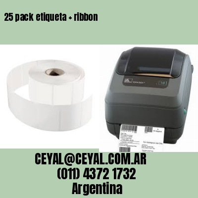25 pack etiqueta   ribbon