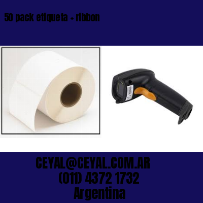 50 pack etiqueta   ribbon