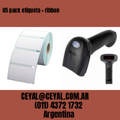 65 pack etiqueta   ribbon