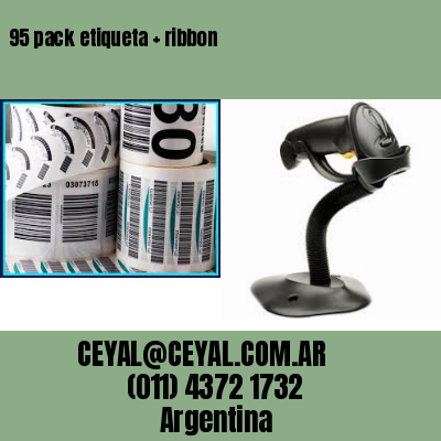 95 pack etiqueta   ribbon
