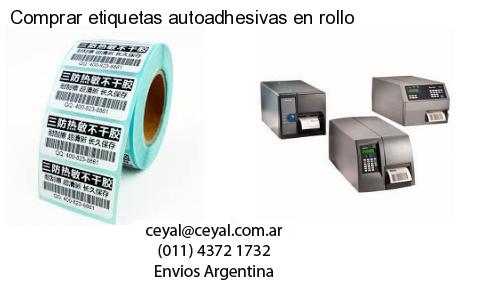 Comprar etiquetas autoadhesivas en rollo
