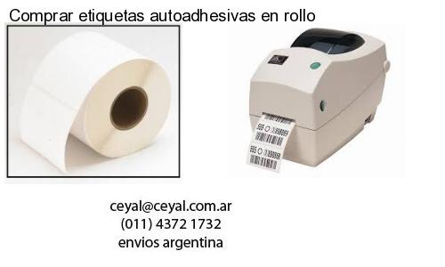 Comprar etiquetas autoadhesivas en rollo
