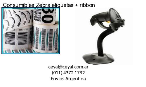 Consumibles Zebra etiquetas   ribbon