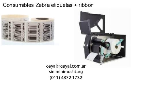 Consumibles Zebra etiquetas   ribbon