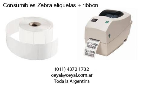 Consumibles Zebra etiquetas   ribbon