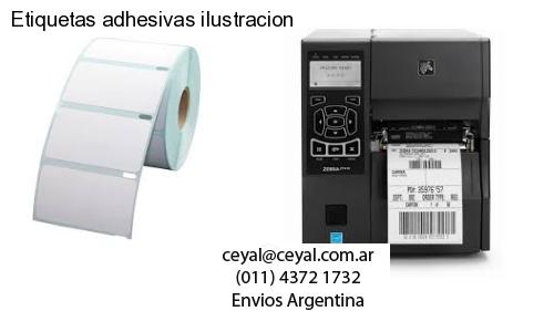 Etiquetas adhesivas ilustracion