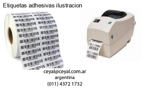 Etiquetas adhesivas ilustracion