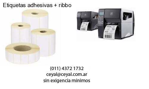Etiquetas adhesivas   ribbo