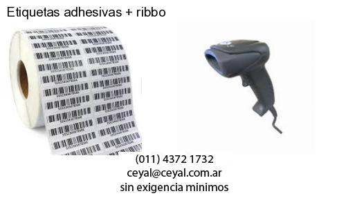 Etiquetas adhesivas   ribbo