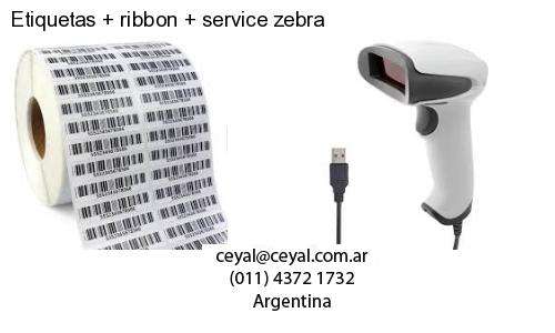 Etiquetas   ribbon   service zebra