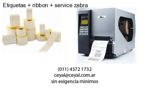 Etiquetas   ribbon   service zebra