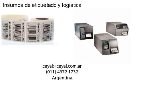Insumos de etiquetado y logistica