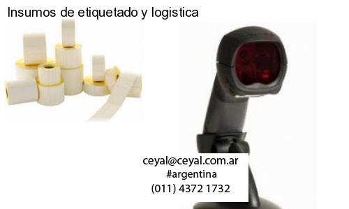 Insumos de etiquetado y logistica