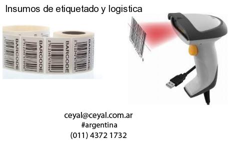 Insumos de etiquetado y logistica