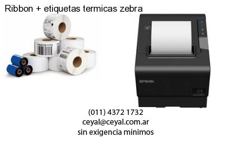 Ribbon   etiquetas termicas zebra