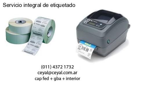 Servicio integral de etiquetado