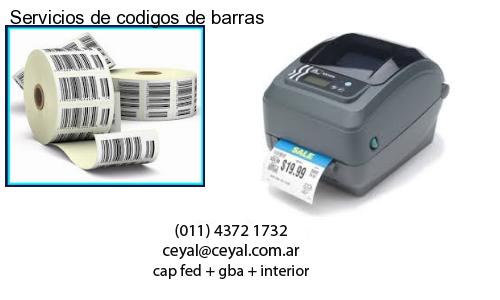 Servicios de codigos de barras