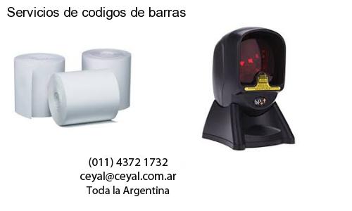 Servicios de codigos de barras
