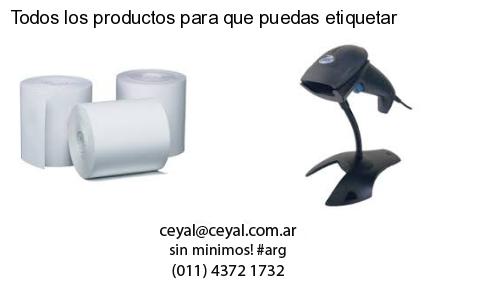 Todos los productos para que puedas etiquetar