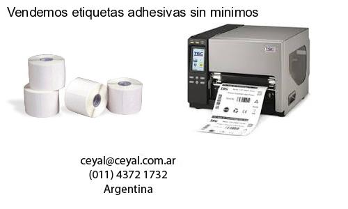 Vendemos etiquetas adhesivas sin minimos